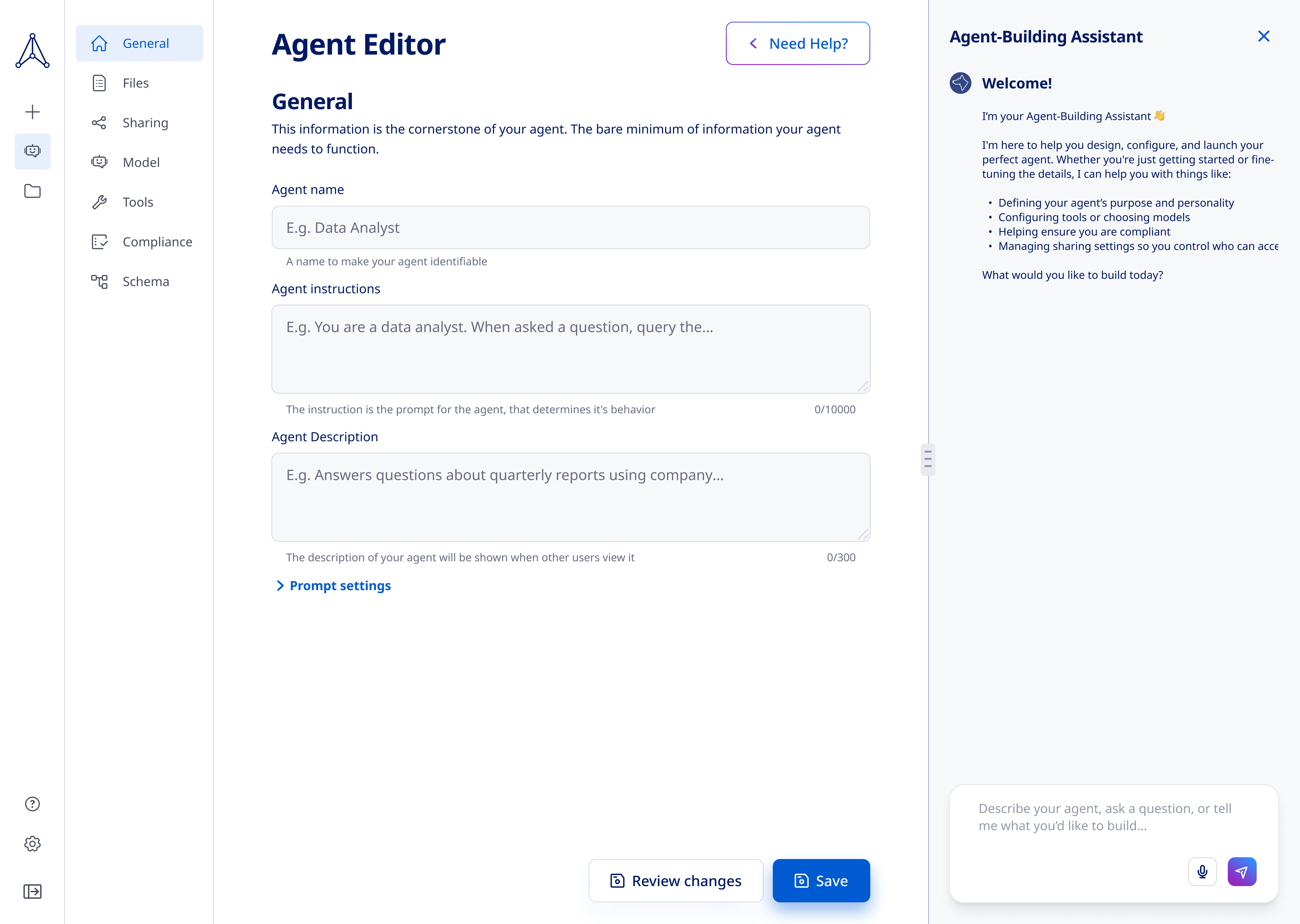 Agent Editor 1